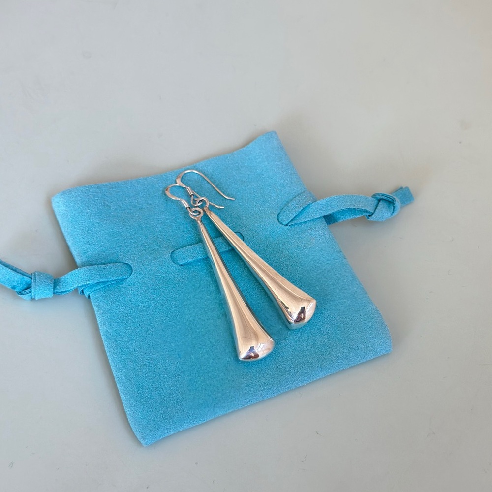 Elegant Sterling Silver Drop Earrings